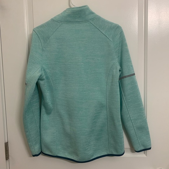 Light turquoise athletic jacket - Picture 2 of 2